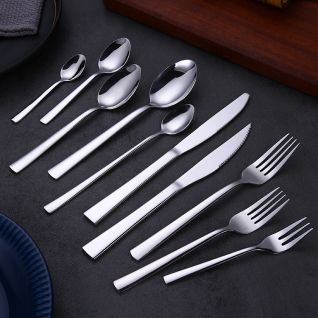 1011 mirror silver modern cutlery