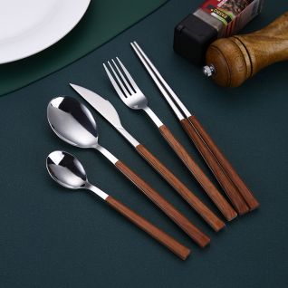 6027-3 mirror silver flatware