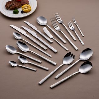 6050-2 mirror silver cutlery